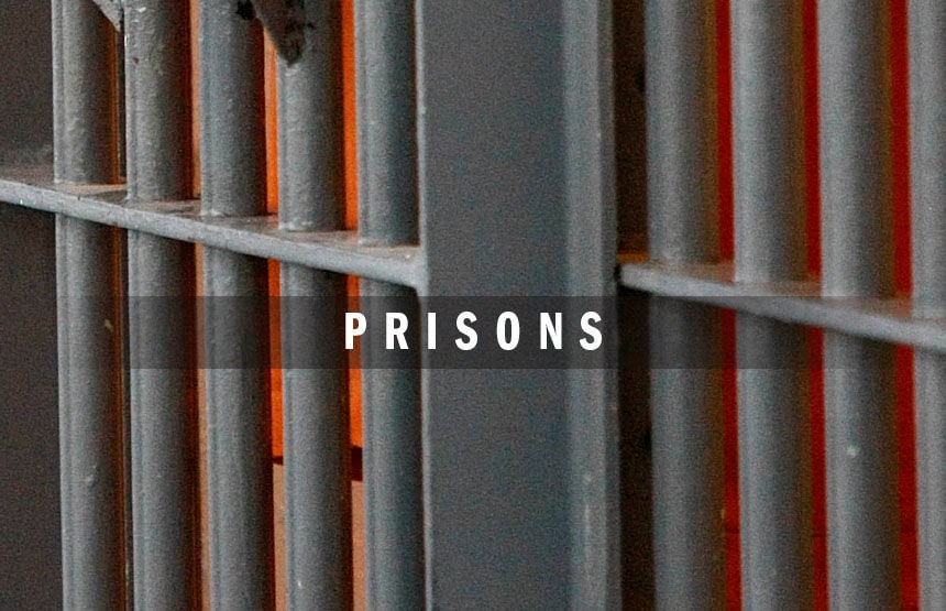 Prisons logo 2020 with bars